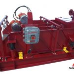 shale shaker with shower nozzle