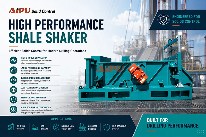 Dual Deck Shale Shaker Design and Working Principle_AiPu Solids Control