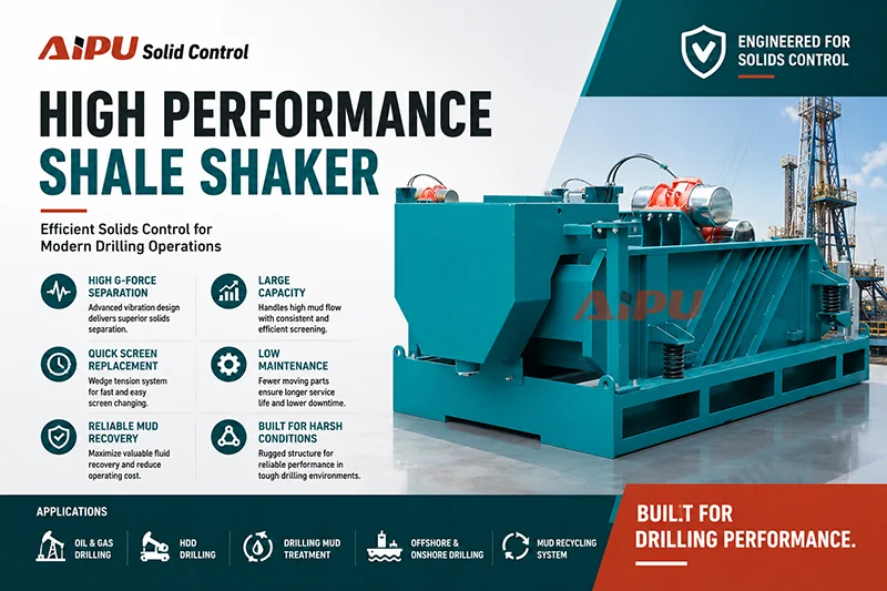 Drilling Shale Shaker vs Mud Cleaner: Key Differences_AiPu Solids Control